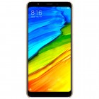 Xiaomi Redmi 5 Plus Nillkin Frosted Shield zelta plastmasas apvalks + ekrāna aizsargplēve