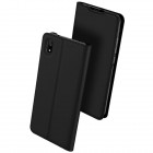 Xiaomi Redmi 7A „Dux Ducis“ Skin sērijas melns ādas atvērams maciņš