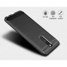 Xiaomi Redmi 8 (Redmi 8A) Carbon cieta silikona (TPU) melns vāciņš
