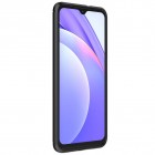 Xiaomi Redmi 9T 5G „Carbon“ cieta silikona (TPU) melns apvalks