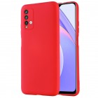 Xiaomi Redmi 9T 5G „Shell“ cieta silikona (TPU) sarkans apvalks