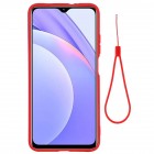 Xiaomi Redmi 9T 5G „Shell“ cieta silikona (TPU) sarkans apvalks
