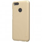 Xiaomi Mi A1 un Mi 5X Nillkin Frosted Shield zelta plastmasas apvalks + ekrāna aizsargplēve