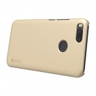 Xiaomi Mi A1 un Mi 5X Nillkin Frosted Shield zelta plastmasas apvalks + ekrāna aizsargplēve