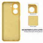 Xiaomi Redmi A5 4G / Poco C71 4G "Shell" cieta silikona (TPU) apvalks - dzeltens