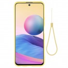 Xiaomi Poco M3 Pro (Redmi Note 10 5G) Shell cieta silikona (TPU) dzeltens apvalks
