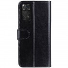 Xiaomi Redmi Note 11 4G atvēramais ādas melns maciņš (maks) 