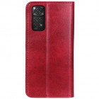 Xiaomi Redmi Note 11 4G Solīds sērijas bordo atvērams maciņš, maks