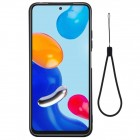 Xiaomi Redmi Note 11 Pro „Shell“ cieta silikona (TPU) melns apvalks 