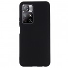 Xiaomi Poco M4 Pro (Redmi Note 11 5G) Shell cieta silikona (TPU) melns apvalks
