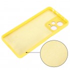 Xiaomi Redmi Note 12 Pro+ 5G „Shell“ cieta silikona (TPU) dzeltens apvalks