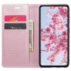 Xiaomi Redmi Note 12 Pro (Poco X5 Pro) „CaseMe“ Leather solīds atvēramais ādas rozs maciņš - maks