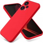 Xiaomi Redmi Note 12 Turbo (Poco F5 5G) „Shell“ cieta silikona (TPU) sarkans apvalks