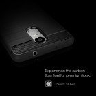 Xiaomi Redmi Note 3 / Redmi Note 3 Pro „Carbon“ cieta silikona (TPU) melns apvalks