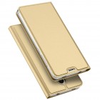 Xiaomi Redmi Note 4X „Dux Ducis“ Skin sērijas zelta ādas atvērams maciņš