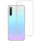 Xiaomi Redmi Note 8T dzidrs (caurspīdīgs) cieta silikona TPU pasaulē planākais pelēks apvalks