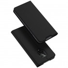 Xiaomi Redmi Note 9 Pro „Dux Ducis“ Skin sērijas melns atvērams maciņš, maks