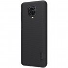 Xiaomi Redmi Note 9 Pro "Nillkin" Frosted Shield melns vāciņš, apvalks