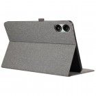 Xiaomi Redmi Pad Pro atvēramais pelēks tekstila maciņš - maks ar vietu, kur ielikt stylus