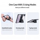 Xiaomi Redmi Pad SE 11" „XUNDD“ dzidrs apmales melnā krāsā cieta silikona (TPU) akrils apvalks