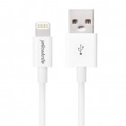 YellowKnife Lightning USB balts vads piemērots iPhone 6, 6 Plus, 5, 5S, iPad Air, iPad mini, iPod (MFi sertifikāts)