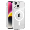 "Tubi" MagSafe Apple iPhone 14 Plus dzidrs, caurspīdīgs cieta silikona apvalks aizmugurējais vāciņš