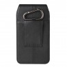 "Longsheng" Carabiner universālais vertikālais jostas ieliktņa - melna (XL izmērs)