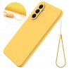 Samsung Galaxy A36 "Shell" cieta silikona (TPU) apvalks - dzeltens