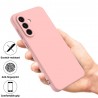 Samsung Galaxy A36 "Shell" cieta silikona (TPU) apvalks - rozs