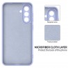 Samsung Galaxy A56 "Shell" cieta silikona (TPU) apvalks - violets